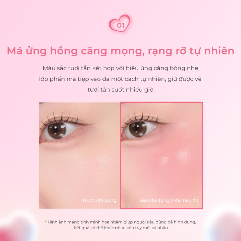 Má Hồng Dạng Kem&nbsp;Peripera Syrupy Tok Cheek 9g